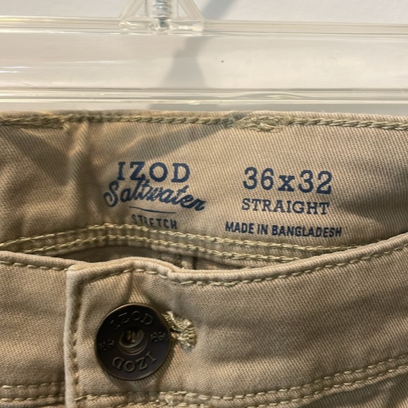 IZOD Saltwater - Stretch Chino 36x32 - NWT - Picture 7 of 8